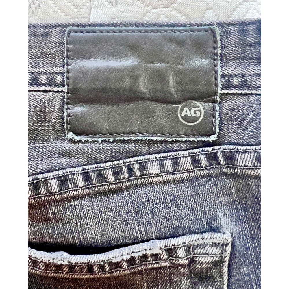 AG Adriano Goldschmied Everett Jeans Mens 32R Gray Slim Straight Denim - Picture 6 of 10